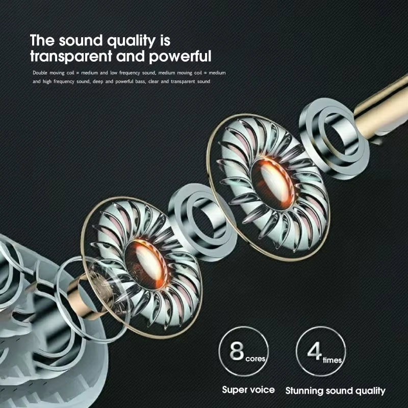 Pro 4 TWS Wireless Bluetooth 5.3 Earbuds with Microphone and Waterproof Design for Xiaomi and iPhone