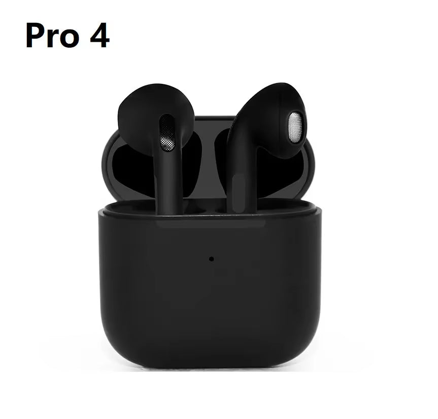 Pro 4 TWS Wireless Bluetooth 5.3 Earbuds with Microphone and Waterproof Design for Xiaomi and iPhone