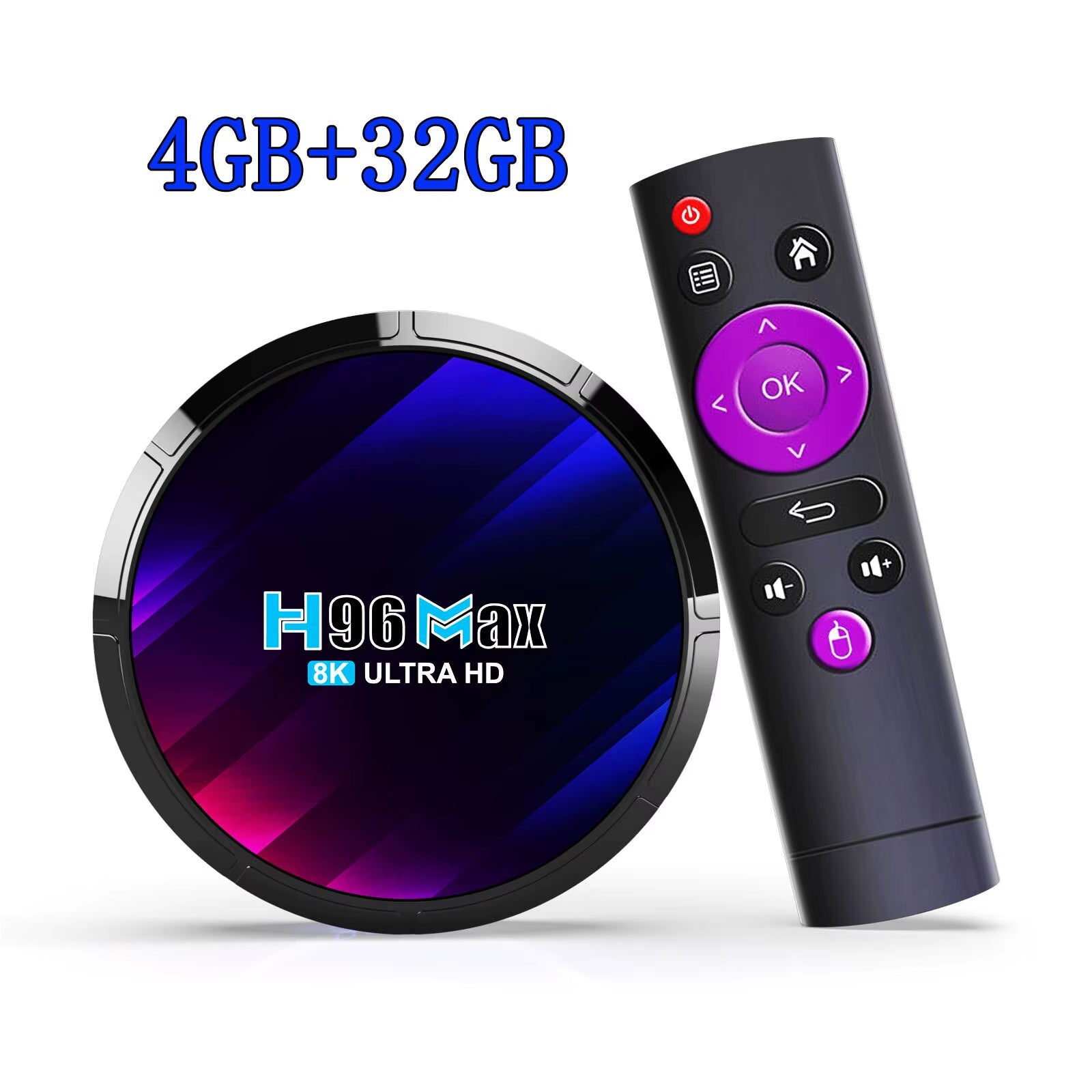 MAX RK3528 Android TV Box - 4K and 8K Video Support, Dual-Band WiFi 6, Bluetooth 5.0, Set-Top Streaming Device