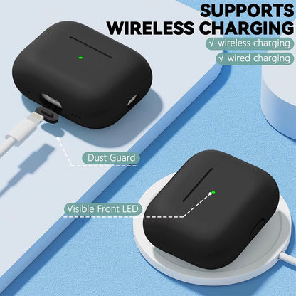 AirPods Pro Protective Silicone Case with Cleaning Kit for 1st and 2nd Generation
