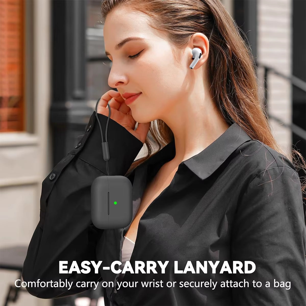 AirPods Pro Protective Silicone Case with Cleaning Kit for 1st and 2nd Generation