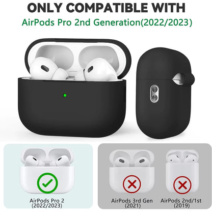 AirPods Pro Protective Silicone Case with Cleaning Kit for 1st and 2nd Generation