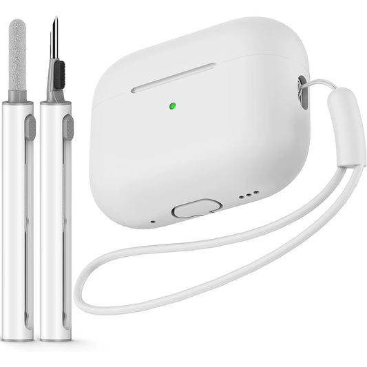 AirPods Pro Protective Silicone Case with Cleaning Kit for 1st and 2nd Generation
